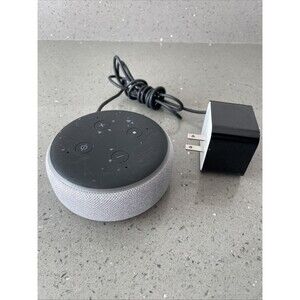 Amazon Echo Dot 3rd Generation w/Alexa Voice Grey Black D9N29T Tested!